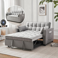 Nuevo Sofá Cama Multifuncional de Tela 2025 Diseño Moderno y Sencillo Plegable de Doble Uso para Hogares Pequeños Sala de Estar y Dormitorio