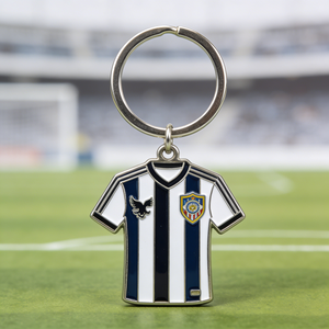 Portachiavi in Metallo Personalizzato di Alta Qualità, Lega di Zinco Smaltata, Portachiavi Coppa Calcio 2026 per Vendita all'Ingrosso - Product Image 4