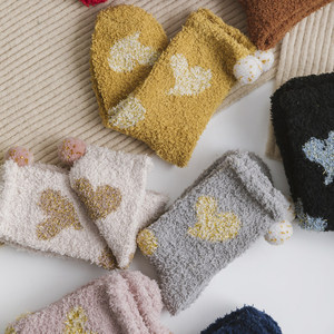 Fashion <strong>Winter</strong> <strong>Socks</strong> Hearts Balls Women Warm Wool Fuzzy Soft Comfortable Women <strong>Winter</strong> <strong>Socks</strong> Custom Logo <strong>Socks</strong> - Product Image 4