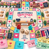 HEART STREET BOUTIQUE Boutique de cadeaux pour la Saint-Valentin Jeu de société éducatif pour couples avec des caractéristiques éco-responsables