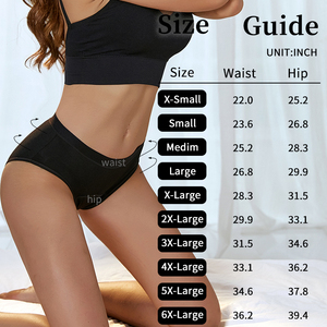 กางเกงชั้นในสตรีมี<span class=keywords><strong>ประจำเดือน</strong></span>ผ้าฝ้ายทำจากไม้ไผ่กันซึม4ชั้นสำหรับผู้หญิงมีประจำเดือน - Product Image 5