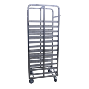 รถเข็นสแตนเลสพร้อมล้อสำหรับร้านอาหารและโรงแรมอุปกรณ์ครัวเชิงพาณิชย์ - Product Image 4