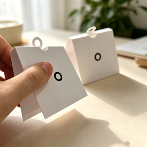 OEM 400g Matte Laminated Folding Sock Card, Blank & Custom <b>Print</b> <b>Paper</b> Hang Tag For Sock Packing - Product Image 2