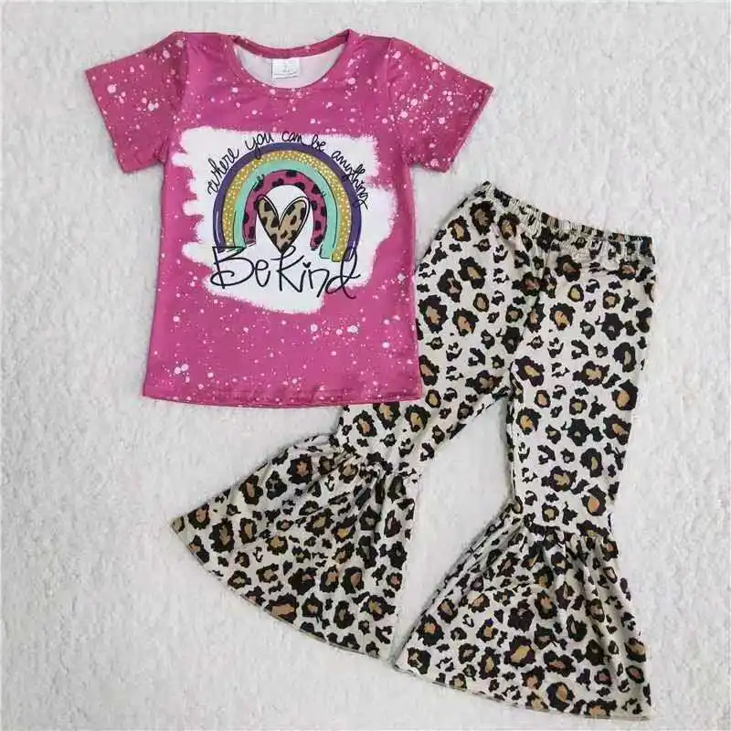 להיות נחמד חולצת נמר הדפס חמוד 2024 קיץ ילדים בגדים תינוקות בגדי ילדים בגדים בגדים תינוקות