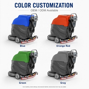 GAOGE A1 CE Heavy Duty Commercial <b>Walk</b> Behind Floor Scrubber <b>Machine</b> Battery Powered Scrubber Dryer for Factory Floor Cleaning - Product Image 5