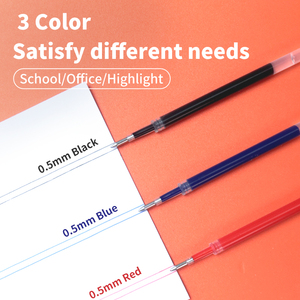 <span class=keywords><strong>Ricariche</strong></span> per Penne Gel di Alta Qualità Marca Zhixin, Punta 0.5mm, Inchiostro Blu/Nero/Rosso, Penna a Sfera in Plastica per Ufficio e Scuola - Product Image 4