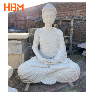 Tượng Phật hiện đại phong cách phương Tây, kích thước tùy chỉnh, chạm khắc thủ công, chất liệu đá, trang trí sân vườn ngoài trời, phù hợp cho biệt thự, trang trí nội thất. - Product Image 5