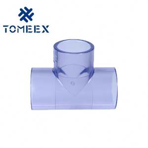 Raccords de tuyauterie transparents en <span class=keywords><strong>PVC</strong></span> ANSI/DIN/BS, <span class=keywords><strong>coude</strong></span> réducteur fileté mâle/<span class=keywords><strong>femelle</strong></span> de 1,5 pouce - Product Image 2