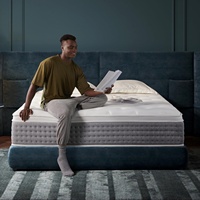 Matelas souple et ferme de 12 pouces pour hôtel 5 étoiles, lit compressé orthopédique de luxe Full Twin Xl King Queen Size, matelas en mousse dans une boîte