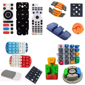 Boutons en caoutchouc silicone souple personnalisés par le fabricant, coussinets conducteurs en caoutchouc silicone pour télécommande, interrupteurs en caoutchouc silicone, couvercles de boutons poussoirs d'alimentation - Product Image 2