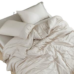 <span class=keywords><strong>Set</strong></span> di biancheria da letto lavabile in 300 di bambù 100% <span class=keywords><strong>Set</strong></span> di biancheria da letto stampata per la casa lenzuola in bambù viscosa uso alberghiero - Product Image 1
