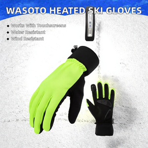 Gants chauffants rechargeables personnalisés Wasoto 7.4V 6000mAh, imperméables, pour le ski, les activités de plein air en hiver - Product Image 2