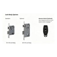 Kunci Elektronik Anti Maling Kelas Superior Berorientasi Proyek, Baja Khusus Tuya Multi Access Lock untuk Hunian