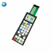 Deson PET PC Panel kustom tahan air Foil Keyboard Pcb membran sakelar Panel Keypad dengan Led