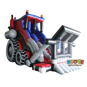 Bán buôn PVC lớn nhảy lâu đài trượt <span class=keywords><strong>Mega</strong></span> <span class=keywords><strong>Inflatable</strong></span> Quái Vật máy kéo thư bị trả lại trượt cho trẻ em - Product Image 1