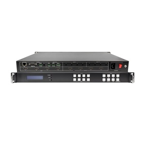 สวิตช์เมทริกซ์แบบคงที่ 4K ระดับมืออาชีพ 4x4 AV Seamless พร้อมโครงสร้างโลหะ 2.0 สำหรับการต่อภาพและเสียงแบบ Audio/Video Wall - Product Image 1