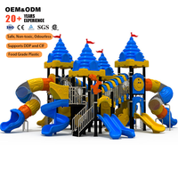 SageDelightRides Équipement de jeu extérieur OEM : Toboggan et Tour de jeu pour enfants en plastique LLDPE et acier, pour écoles, parcs et collectivités, vente en gros