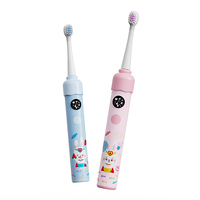 Cepillo de Dientes Eléctrico Recargable de Alta Calidad para Niños con Diseño de Dibujos Animados, Funciones Inteligentes, Carga Tipo-C y Cuidado Bucal