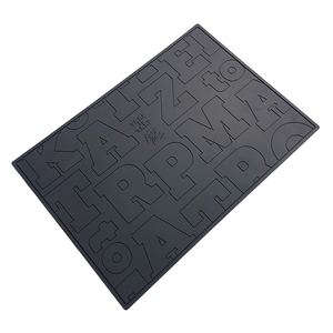 Customizable Silicone PVC Pub Runner Rubber <b>Bar</b> Spill <b>Mat</b> Beer Rail <b>Mat</b> Drip Tray Non Slip Service Pad for Commercial - Product Image 5