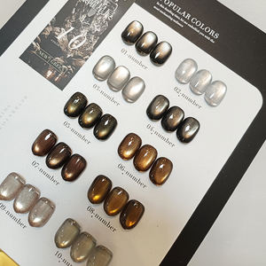 AILANUO Esmalte de Uñas Popular en 10 Colores Ámbar, Gel de Uñas Efecto Ojo de Gato de Alta Calidad para Salón de Belleza, Esmalte de Uñas de Resina de Larga Duración - Product Image 5