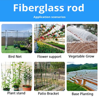 Tige en fibre de verre 3mm 4mm 5mm 6mm 7mm 8mm – Tige/tube/piquet en fibre de verre pour support de cerf-volant, de légumes ou de fleurs