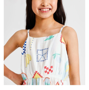 Vestido de Verano para Niñas, Hecho de Tela de Algodón Suave, con Estilo Moderno y Encanto Decorativo para Comodidad Diaria - Product Image 5