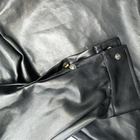 Veste chemise longue réversible unisexe surdimensionnée en PU vintage, coupe ample et légère, avec boutons sur le devant, service OEM, finition personnalisée