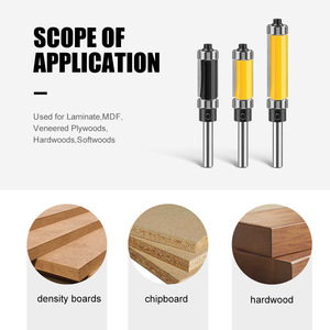 <span class=keywords><strong>CNC</strong></span> Máy bit 6mm 1/4in Shank Top Dưới mang gỗ Trimmer bit đôi mang tuôn ra cắt tỉa Router bit cho chế biến gỗ - Product Image 2
