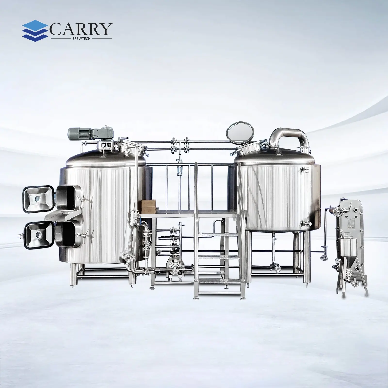 CARRY 600l schlüsselfertiges Projekt Brauhaus gewerbliche Brauereizubehör kombiniertes 2-Schiffs-Bierbrauhaus
