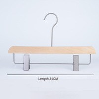 Cintres en bois flexibles pour pantalons, articles ménagers stables et économiques, fournisseur chinois