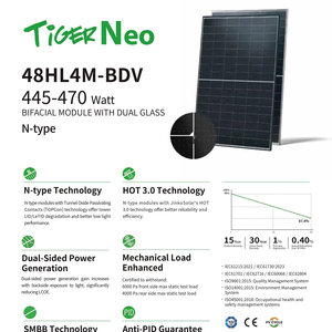 <span class=keywords><strong>JINKO</strong></span> Tiger NEO Series 48HL4M-BDV N-Type befacial โมดูลแก้วคู่445 450 455 460 <span class=keywords><strong>465</strong></span>แผงเซลล์แสงอาทิตย์แบบโมโน470วัตต์ - Product Image 3