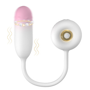 Vibrateur à balle CN Remote Design <span class=keywords><strong>avec</strong></span> rotation de perles et vibration, œufs vibrants pour le plaisir, modèle X014, <span class=keywords><strong>application</strong></span> non incluse - Product Image 5