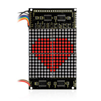 Module d'affichage matriciel à points LED 8x8 Keyestudio Mini Four 1616 Infinite 74Hc138 74Hc595 Cascade pour Arduino