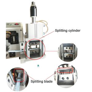 Machine automatique de découpe, dénudage et séparation de câbles plats et de fils Sinrad SR-C330A AC220V/50Hz 2-14 broches - Product Image 6