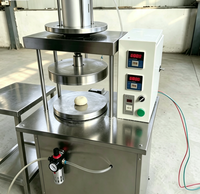 Presse à feuilles de pâte commerciale pour la fabrication de roti, machine à tortillas pneumatique automatique