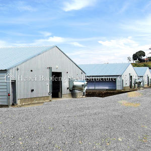Prefab โครงสร้างเหล็กเชื่อมฟาร์มสัตว์ปีกการก่อสร้าง Shed House สำหรับ<span class=keywords><strong>ชั้น</strong></span>และไก่นก - Product Image 6
