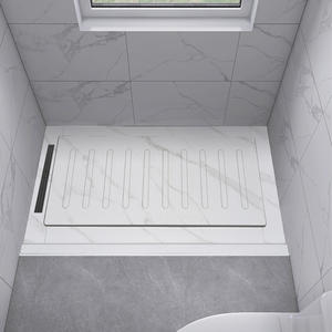 Salle de bain douche salle de douche toilette baignoire dalle de roche personnalisé encastré antidérapant carrelage pédale panneau de douche en pierre - Product Image 1