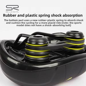 Coussin de siège ventilé en mousse à mémoire de forme <span class=keywords><strong>SELLE</strong></span> <span class=keywords><strong>ROYAL</strong></span> 5550U pour vélo de montagne et de route SR, creux et respirant - Product Image 2