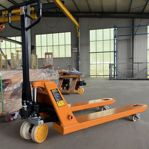 Chariot transpalette manuel, capacité de charge 5500 lb, fourches 48L x 27W pouces, manutention pour entrepôt, portée de levage de chariot élévateur - Product Image 1