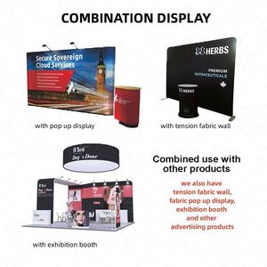 Exhibition Promotion Counter With Display Trade Show Counter Display Tension Fabric Counter - Product Image 5