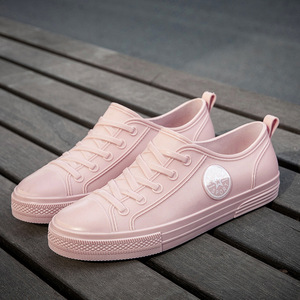 Quattro stagioni scarpe impermeabili per gli uomini e le donne coppia stile plastica pioggia stivaletti all'ingrosso - Product Image 3