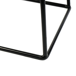 Soporte de exhibición de metal cuadrado negro <span class=keywords><strong>para</strong></span> eventos atendidos y decoraciones de buffet de restaurante - Product Image 4