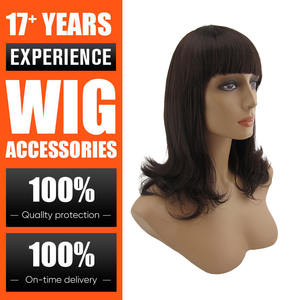 Vendeur <span class=keywords><strong>de</strong></span> perruques en dentelle complète crépus bouclés mode Afro beauté chaude <span class=keywords><strong>cheveux</strong></span> synthétiques pas cher perruques courtes <span class=keywords><strong>coupe</strong></span> lutin avec franges pour les femmes noires - Product Image 1