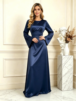 Nouvel ensemble robe élégante à manches longues pour femme, collection automne 2026
