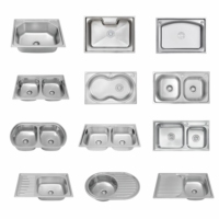 Évier de cuisine double avec égouttoir, évier de cuisine professionnel 48 pouces, évier de cuisine 120x50, grand évier de cuisine