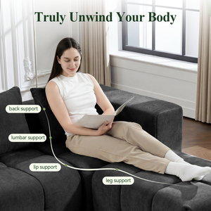 Hot Sale Meroow MS2 L-Shaped Sectional <b>Sofa</b> with Deep Tufted Design, Anti-slip Base Modular Couch UK Stock Warehouse - Product Image 4