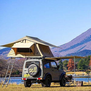 Nouvelle <span class=keywords><strong>tente</strong></span> <span class=keywords><strong>de</strong></span> <span class=keywords><strong>toit</strong></span> personnalisée pour 2 à 3 personnes <span class=keywords><strong>Tente</strong></span> <span class=keywords><strong>de</strong></span> camping <span class=keywords><strong>automobile</strong></span> imperméable et portable pour l'extérieur - Product Image 3