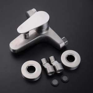 ก๊อกน้ำฝักบัวสามทาง สแตนเลส 304 แบบก้านเดียว แกนวาล์วเซรามิก ผสมน้ำร้อนน้ำเย็น - Product Image 3