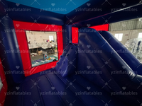 Rumah pantul tiup PVC terinspirasi Anime dengan perosotan tahan lama untuk taman bermain menyenangkan anak-anak penggunaan dalam ruangan & luar ruangan termasuk Blower