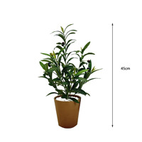 Vente en gros de petites plantes artificielles en pot, nouveaux oliviers pour la décoration intérieure et extérieure, plantes en pot denses